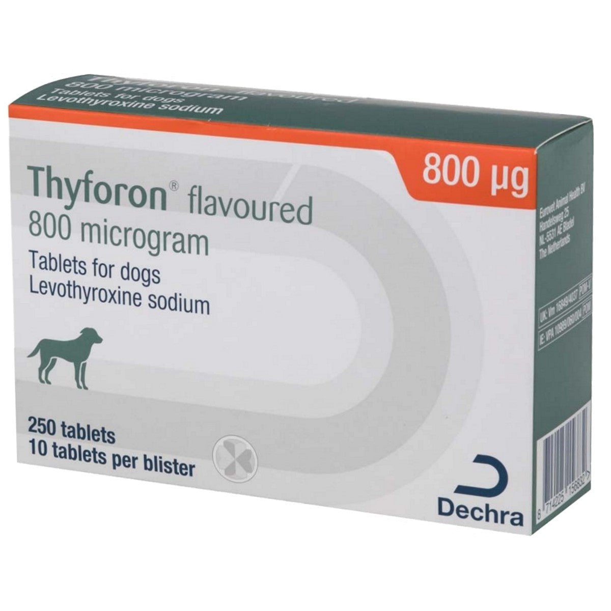 Thyforon Flavoured 250 Tablets 800mcg