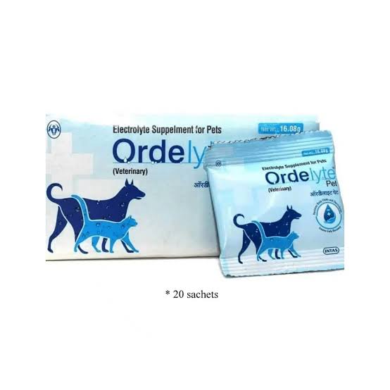 Ordelyte Powder Electrolyte Suppement for Dogs and Cats 16.08 G