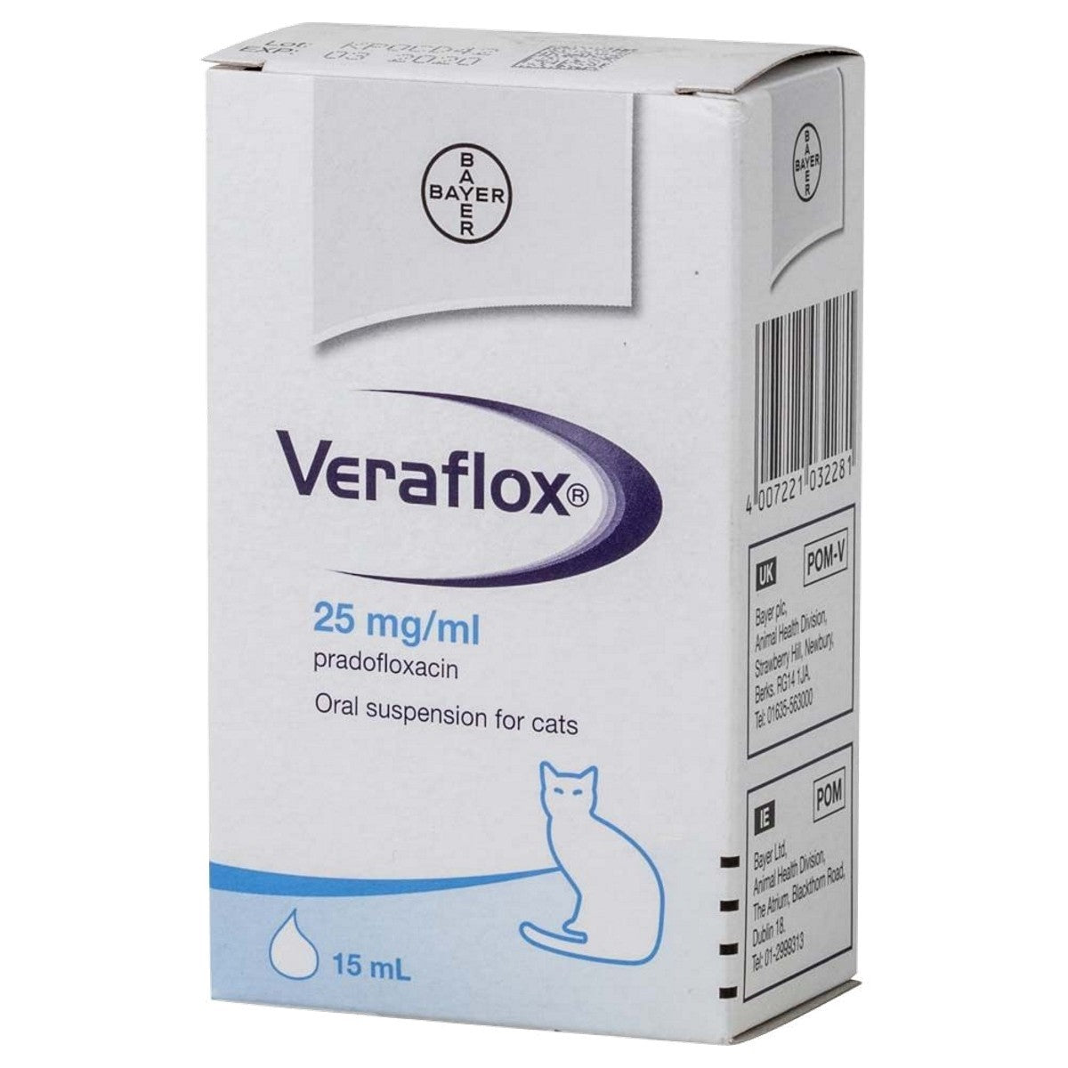 Veraflox 25 mg/ml Oral Suspension 15ml