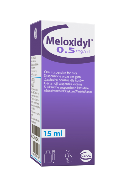 Meloxidyl 0.5 mg/ml Oral Suspension for Cats 15 ml