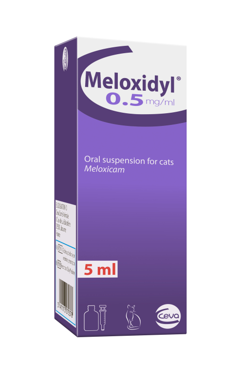 Meloxidyl 0.5 mg/ml Oral Suspension for Cats 5 ml