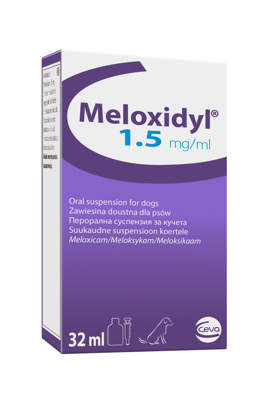 Meloxidyl 1.5 mg/ml Oral Suspension for Dogs 32 ml